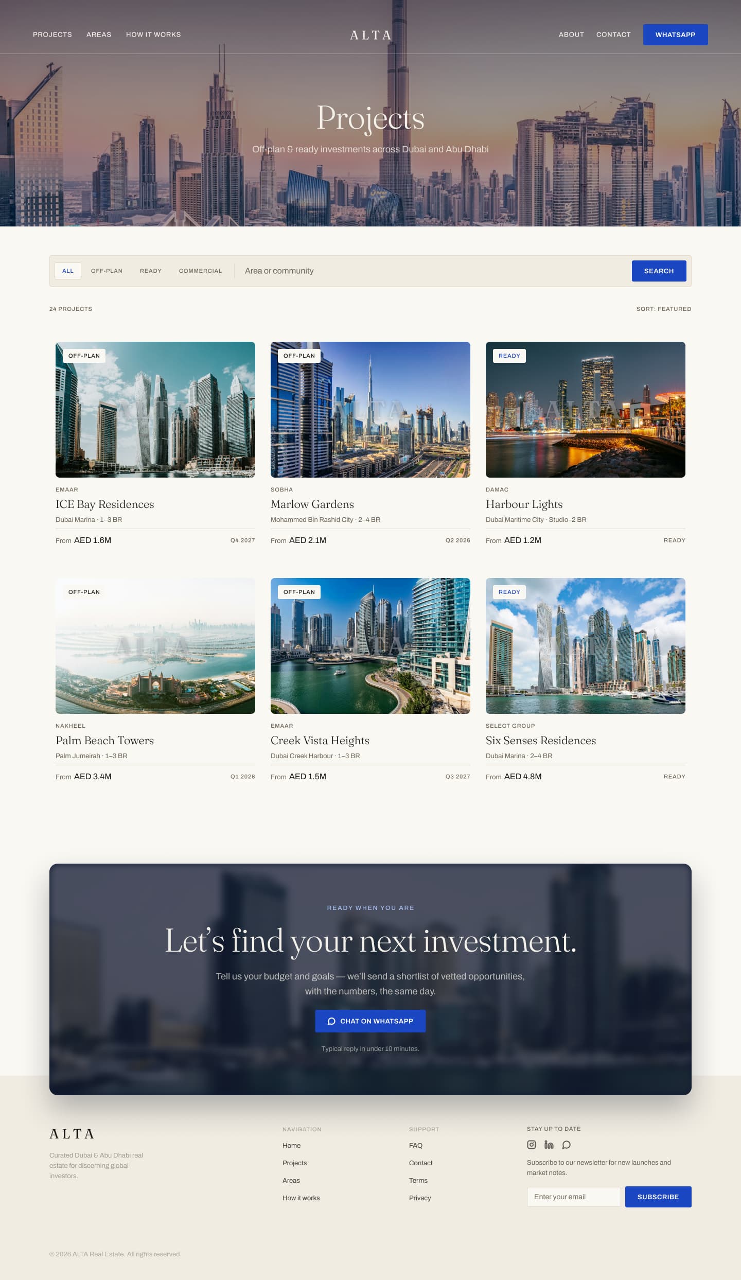 ALTA — categories